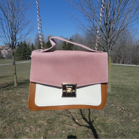 Pink and brown SHEIN purse. - Picture 1 of 5
